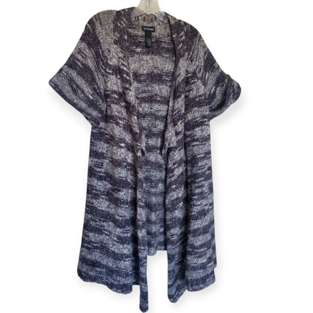 Lane Bryant Extra Long Open Front Sweater Cardigan 14/16